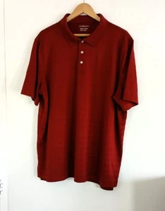 Camisa Polo Croft & Barrow Para Hombre Roja Sólida Fácil Cuidado Manga Corta Talla XL - Imagen 1 de 5
