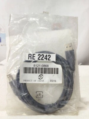 HP GENUINE ORIGINAL 8121-0868 INTERFACE USB 2.0 A - B A-B PRINTER CABLE 81210868 - Image 1 of 4