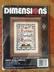 KIT PUNTO DE CRUZ CONTADO DIMENSIONES KIT SAMPLER SWEET HOME 6582 3” X 4” - SELLADO - Imagen 1 de 3