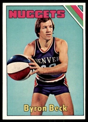 1975-76 Topps Byron Beck Denver Nuggets #258 - Image 1 of 2