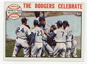 1964 Topps Dodgers Celebrate #140 Ex+ - Picture 1 of 1