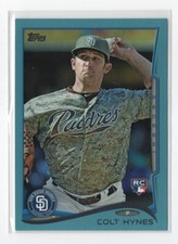 2014 Topps Wal-Mart Blue Colt Hynes #563 Rookie RC