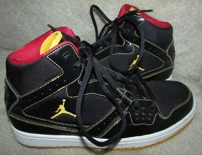 Zapatos de baloncesto Nike Jordan 1 Flight Mid Samples talla 9 negros/dorados/rojos/blancos UE Foto 1 de 4