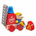 Selecta Klettini Fire Brigade Velcro Stacking Toy 7 Pcs Stacking Toys Wood