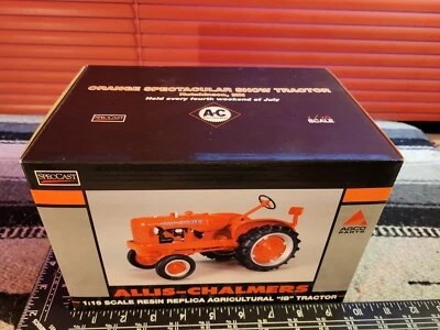 Allis Chalmers IB 1/16 resin farm tractor replica collectible by SpecCast - Image 1 of 4