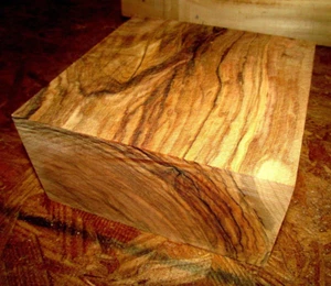 1 Olive Wood Bowl Blank Lathe Turning 6x6x3 Pool Cues Scales Holy Crosses Knives - Picture 1 of 3