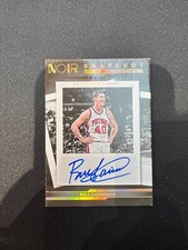 2022-23 Panini Noir Snapshot Bill Laimbeer Auto Gold 09/10 PISTONS