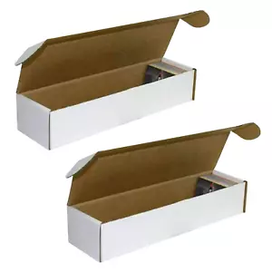PACK 2 BCW CARD Storage Box 800 CT Sports/Trading Pokemon MTG Card StorageBox - Picture 1 of 2