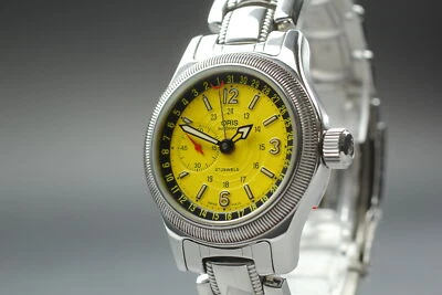 ⏯️[Near MINT] ORIS Big Crown Pointer Date 644 7487 Yellow AT Men From JAPAN W588 - Image 1 of 4