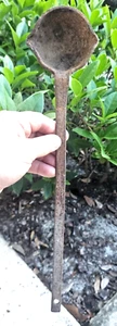 Vintage Molten Led Pouring 15" Blacksmithing Scoop Really got the led out - Picture 1 of 4