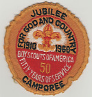 Vintage 1960 Jubilee Camporee Pocket Patch Boy Scouts Bsa