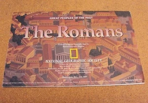National Geographic July 1997 Map Great Peoples of Past The Romans+Roman Empire - Picture 1 of 1