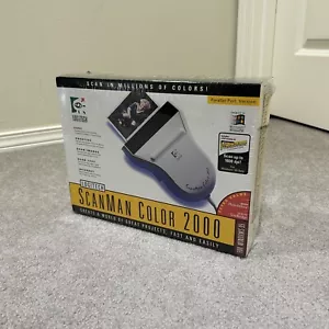 Rare Vintage Logitech ScanMan Color 2000 White Collectable Scanner - Windows 95 - Picture 1 of 6