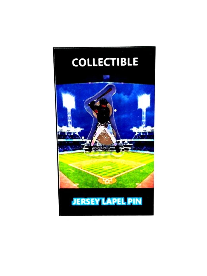 Seattle Mariners Edgar Martinez action artwork lapel pin-Classic M's Collectible - Image 1 of 1