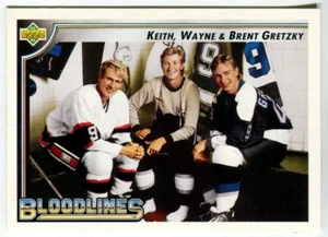 1992-93 Upper Deck #37 Wayne Gretzky Los Angeles Kings - Bloodlines - Picture 1 of 2