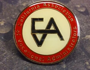 Insignia pin de la Asociación de Administradores Vocacionales de California - Imagen 1 de 2
