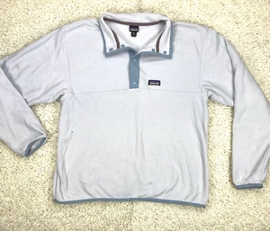 Patagonia fleece Pullover youth girls Size XXL 16-18 light blue - Picture 1 of 10