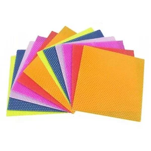 12PCs Beeswax Candle Making Kit DIY Colorful Honeycomb Sheets Rolling Candle Kit - Picture 1 of 11