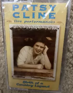 NEW Patsy Cline Live Performances Birth of a Country Legend Cassette Tape - Picture 1 of 8