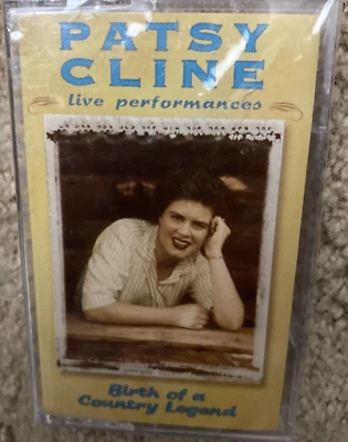 NEW Patsy Cline Live Performances Birth of a Country Legend Cassette Tape - Image 1 of 4