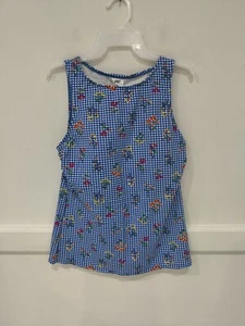 Neu mit Etikett Lands' End bescheidenes Damen-Tankini-Oberteil mit hohem Ausschnitt UPF 50 Größe 12 $ 8 8C78 - Bild 1 von 3