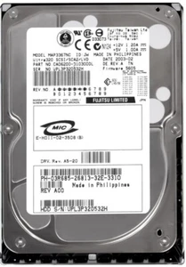 Hard Drive Dell 03R685 36GB 10000RPM 8MB SCSI U320 MAP3367NC 3.5'' Inch - Picture 1 of 3
