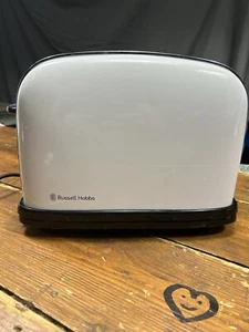 Russell Hobbs RHG501 Classic 2 Slice Toaster Brushed White 1200W FAST POST - Picture 1 of 12