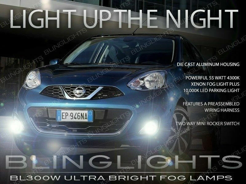 Kit de luces antiniebla de xenón para Nissan Micra K13C 2014-2015  Foto 1 de 4