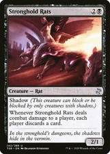 Stronghold Rats x4 4x Time Spiral Remastered NM MTG