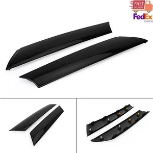 2x Front A Pillar Black Windshield Post Trims 51137272583/84 For Mini R55 R56, - Picture 1 of 13