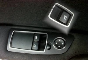 D Chrom Rahmen für Schalter Fensterheber-Spiegel / BMW 1er E81 E82 E87-Edelstahl - Picture 1 of 3