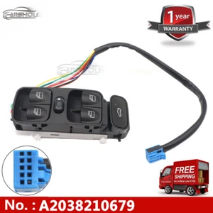 A2038210679 Front Left Power Window Switch For Mercedes W203 C-CLASS C320 C230 - Picture 1 of 10