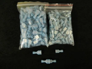 100 PK NYLON CALIBRE 14-16 TOTALMENTE AISLADO DESCONEXIÓN RÁPIDA .250 HEMBRA MACHO - Imagen 1 de 4