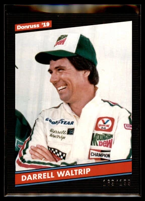 2019 Donruss Racing NASCAR Retro 1986 BLACK #158 Darrell Waltrip #169/199 - Image 1 of 2