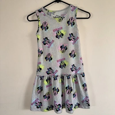 Disney Minnie Mouse Dress Girls Size 7/8 Summer Soft - Image 1 of 4
