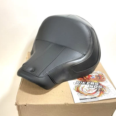 NEW Genuine Harley 2018 Up Heritage Deluxe Styling Reach Solo Seat 52000302 - Image 1 of 4