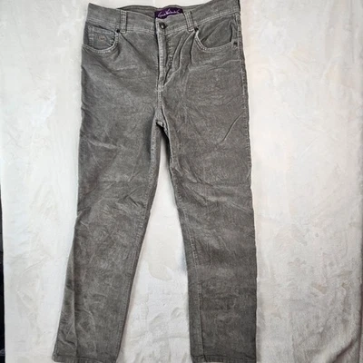 Jeans de pana Gloria Vanderbilt Denim 10 Petite 10P gris cómodo Foto 1 de 4