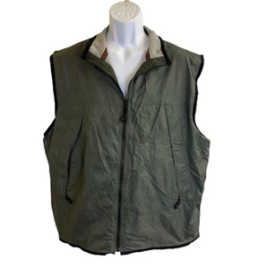 VTG GAP Green Full Zip Sleeveless Outdoor Windbreaker Y2K XLarge - Picture 1 of 14