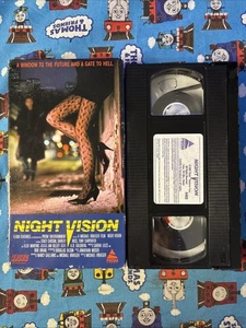 Night Vision 1987 PRISM Flash Features Horror VHS Tape 4403 Krueger Carson Ross - Picture 1 of 5