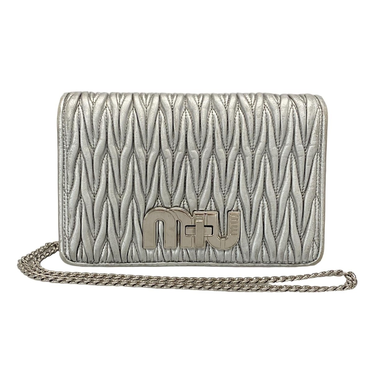 Miu Miu Silver Bags & Handbags for Women for sale | eBay Miu Miu Silver Bags & Handbags for Women for sale | eBay