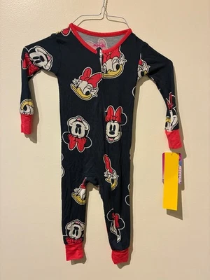 Mono de pijama viscosa de una pieza Disney Minnie Mouse nuevo con etiquetas - 18M Foto 1 de 3