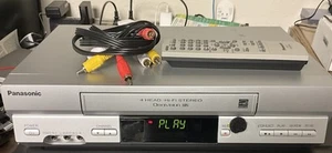 Panasonic PV-V4525S Videorecorder Omnivision VHS Player mit Fernbedienung + A/V Kabel Top Zustand - Bild 1 von 8