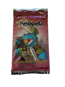 Neopets Trading Card Game 8 Card Booster Pack Rare TCG Red Wizard of the Coast - Picture 1 of 1