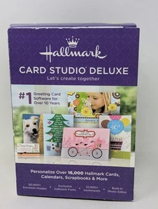 Hallmark Card Studio Deluxe, Disc / CD / DVD, Windows 7, 8, 10, Vista - Photo 1/5