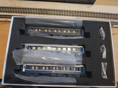 LS MODELS  SET 49 124 COMPAGNIE INTERNATIONALE DES WAGONS LITS  SNCF - Photo 1/4