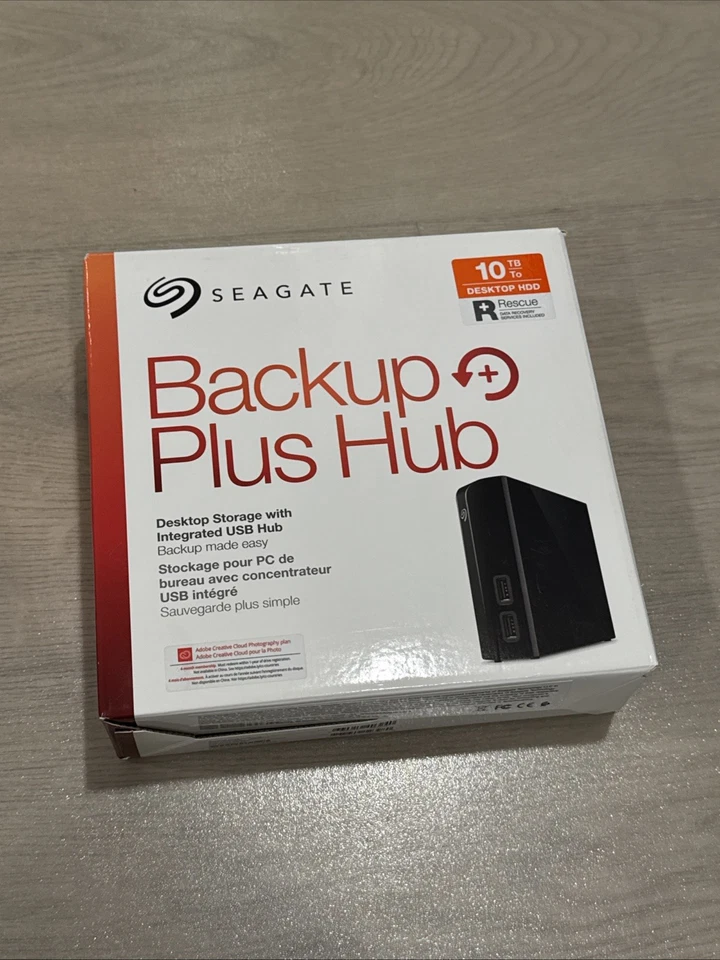 Seagate Backup Plus Hub | 10 TB External Desktop Hard Drive - Image 1 of 1