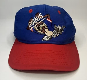 Vintage 1993 New York Giants Taz Youth Snapback Hat Looney Tunes Warner Bros - Picture 1 of 12