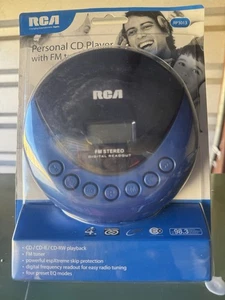 REPRODUCTOR DE CD PERSONAL RCA RP3013 DE COLECCIÓN SINTONIZADOR ESTÉREO FM LECTURA DIGITAL SELLADO NUEVO - Imagen 1 de 3