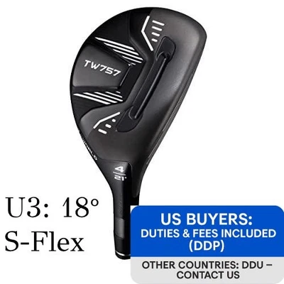 HONMA Tour World TW757 U3 18° Hybrid S-Flex VIZARD for TW757 w/Headcover - Image 1 of 4
