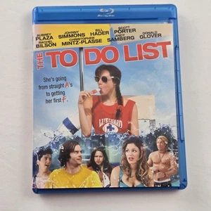 The To Do List Blu Ray 2013 Aubrey Plaza Bill Hader Rachel Bilson OOP - Picture 1 of 4